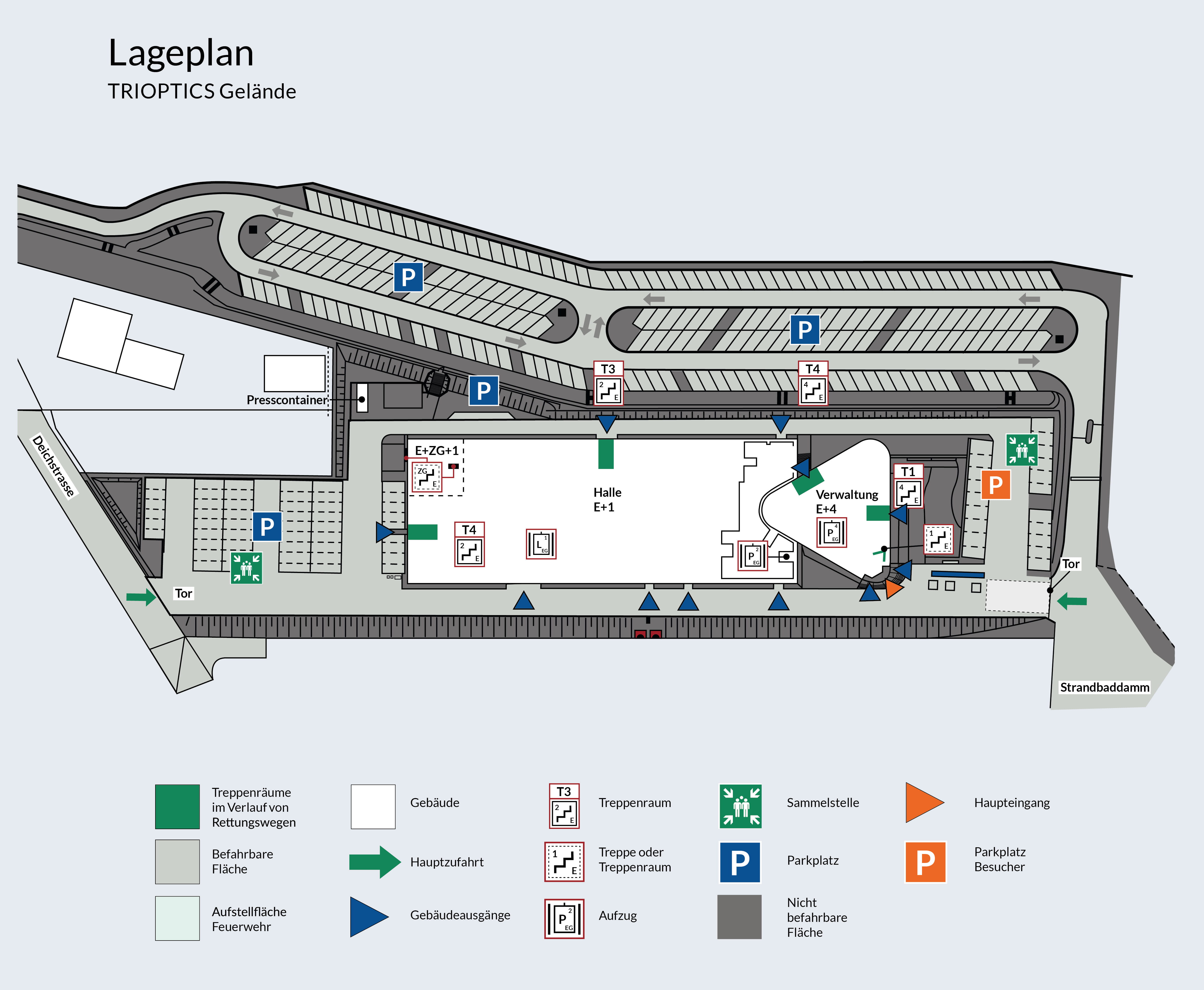 Lageplan TRIOPTICS Wedel