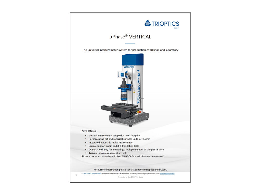 µPhase® VERTICAL Flyer